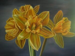 "Spring Stems" 18 x 24, Oil on Canvas - Sold