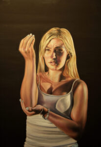 "Alicia" 24 x 18, Oil on Canvas