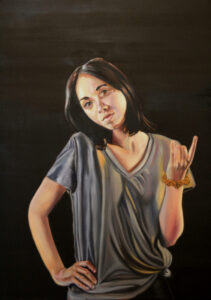 "Jenna" 24 x 18, Oil on Canvas