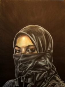 "Mediha" 24 x 18, Oil on Canvas