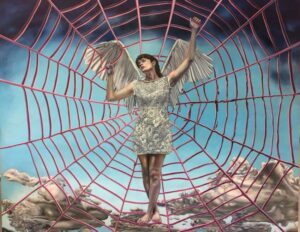 "Angel In A Web" 48 x 60, Oil on Canvas