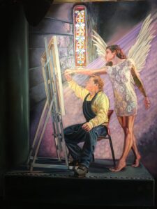 "Divine Direction" 60" x 48", Oil on Canvas