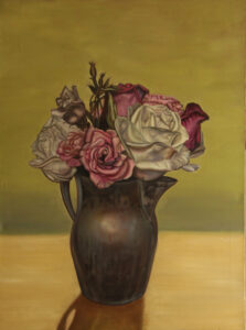 "Flowers for Christie" 36 x 36, Oil on Canvas