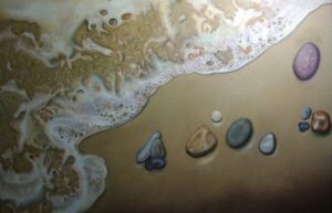 "Seafoam Stones" Oil on Canvas - Sold